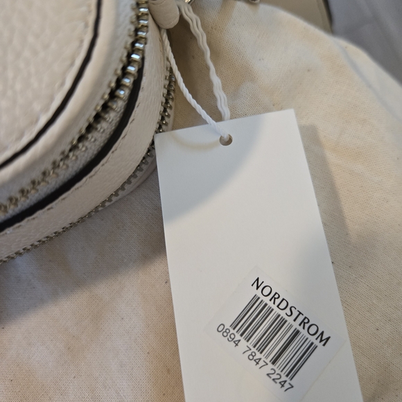 Tory Burch Mini Miller White Ivory Crossbody Bag - New - Picture 10 of 11